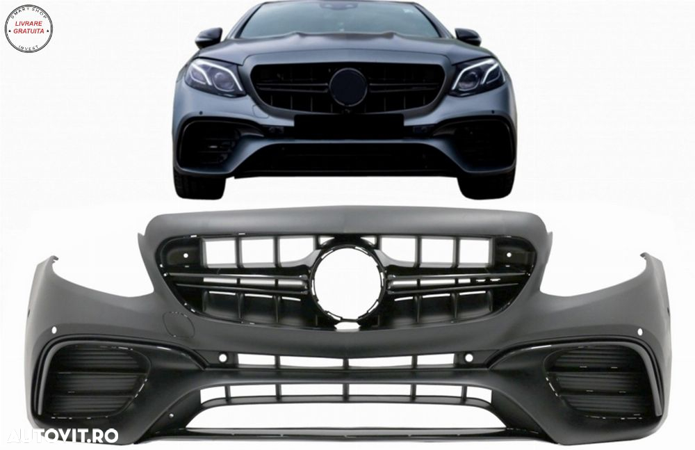 Bara Fata Mercedes E-Class W213 S213 C238 A238 (2016-2019) E63 Design Editie Negru- livrare gratuita - 23