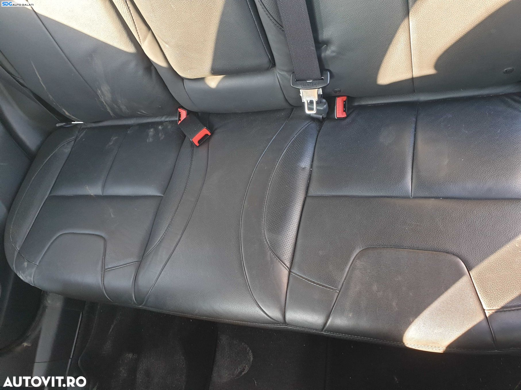 Interior Piele Neagra Scaun Scaune Stanga Dreapta Fata si Bancheta Spate cu Spatar Mitsubishi ASX 2010 - 2012 [K0579] - 4