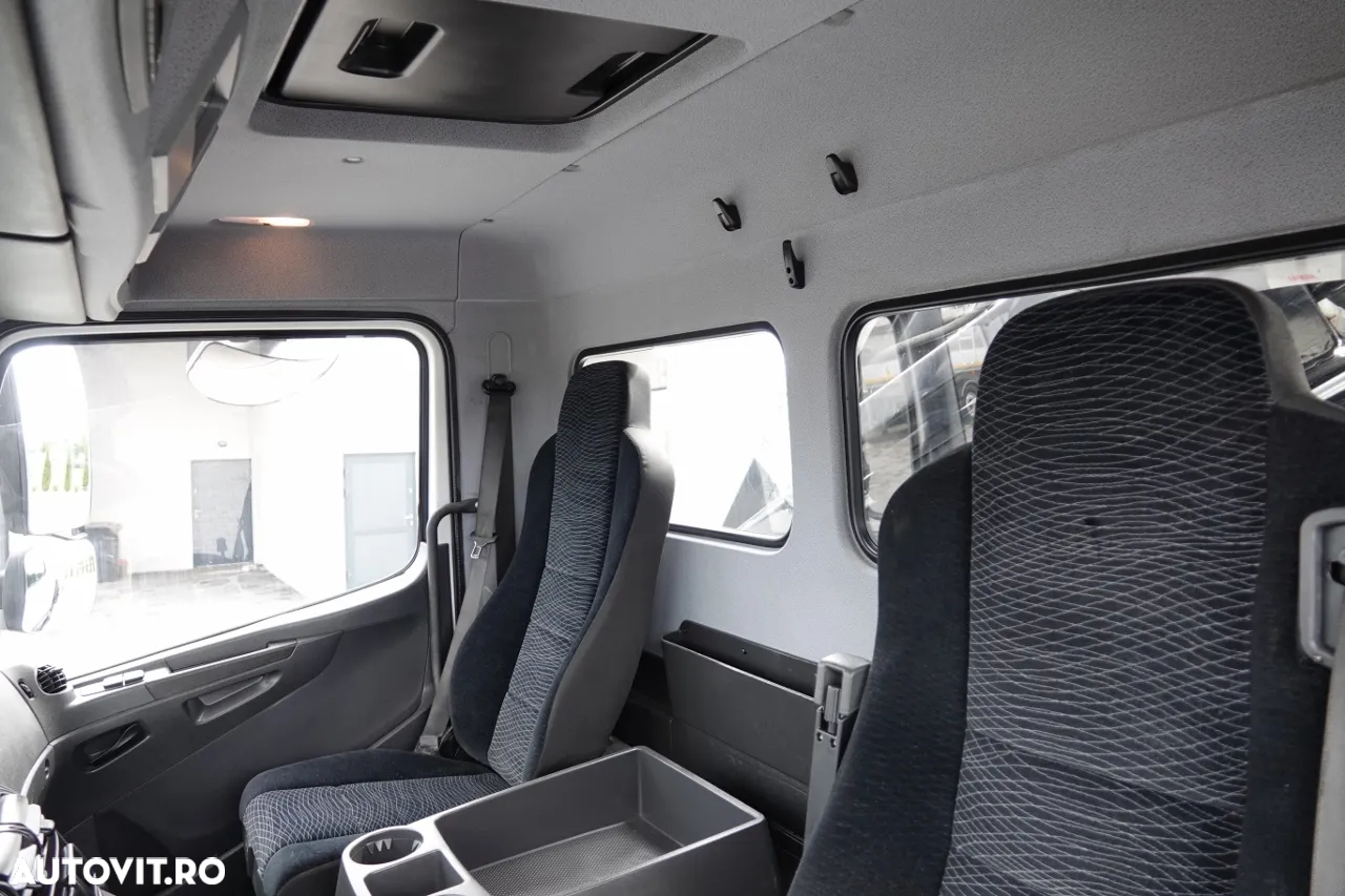 Mercedes-Benz ATEGO 1627 / 4X2 / BASCULĂ 3 LATERALE + HDS HIAB 099 BS-2 / PILOT / ROTATOR / FURCĂ / ANVELOPE 100% / IMPORTAT - 28
