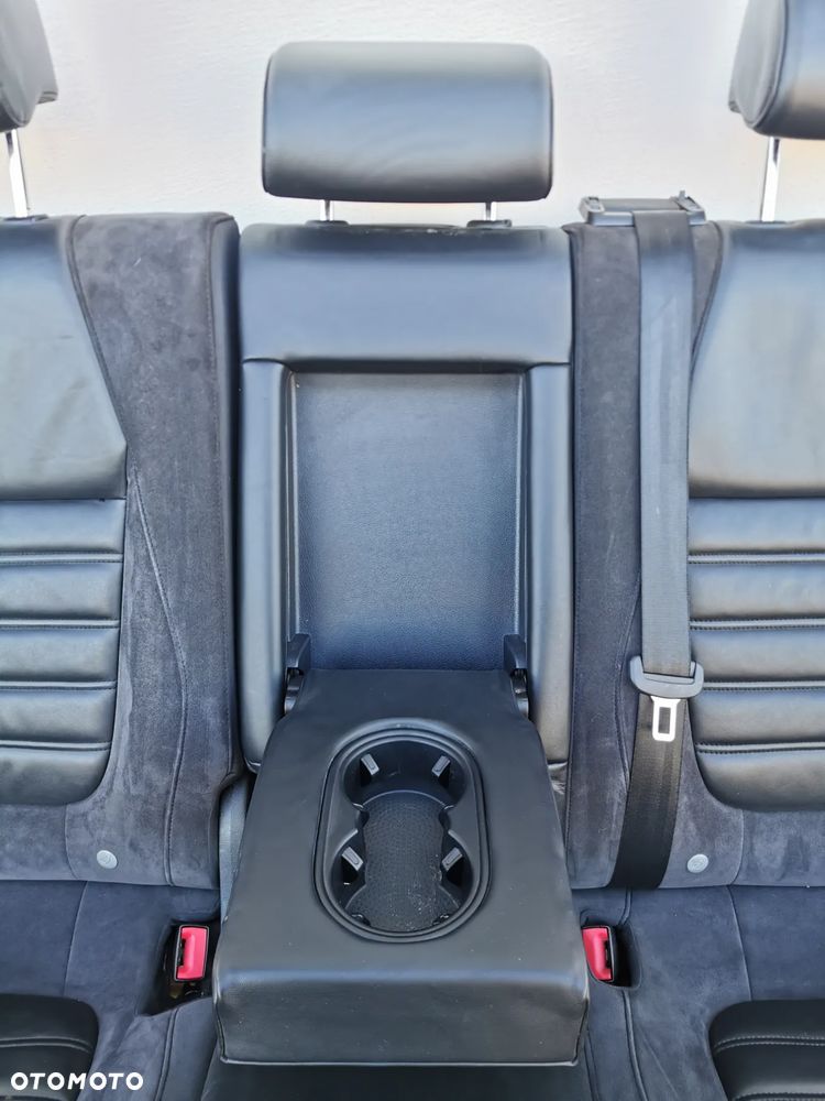 VW TOUAREG II 7P 10-18R KANAPA FOTELE TYL R-LINE KOMPLET SKÓRA CZARNA ALCANTARA - 8