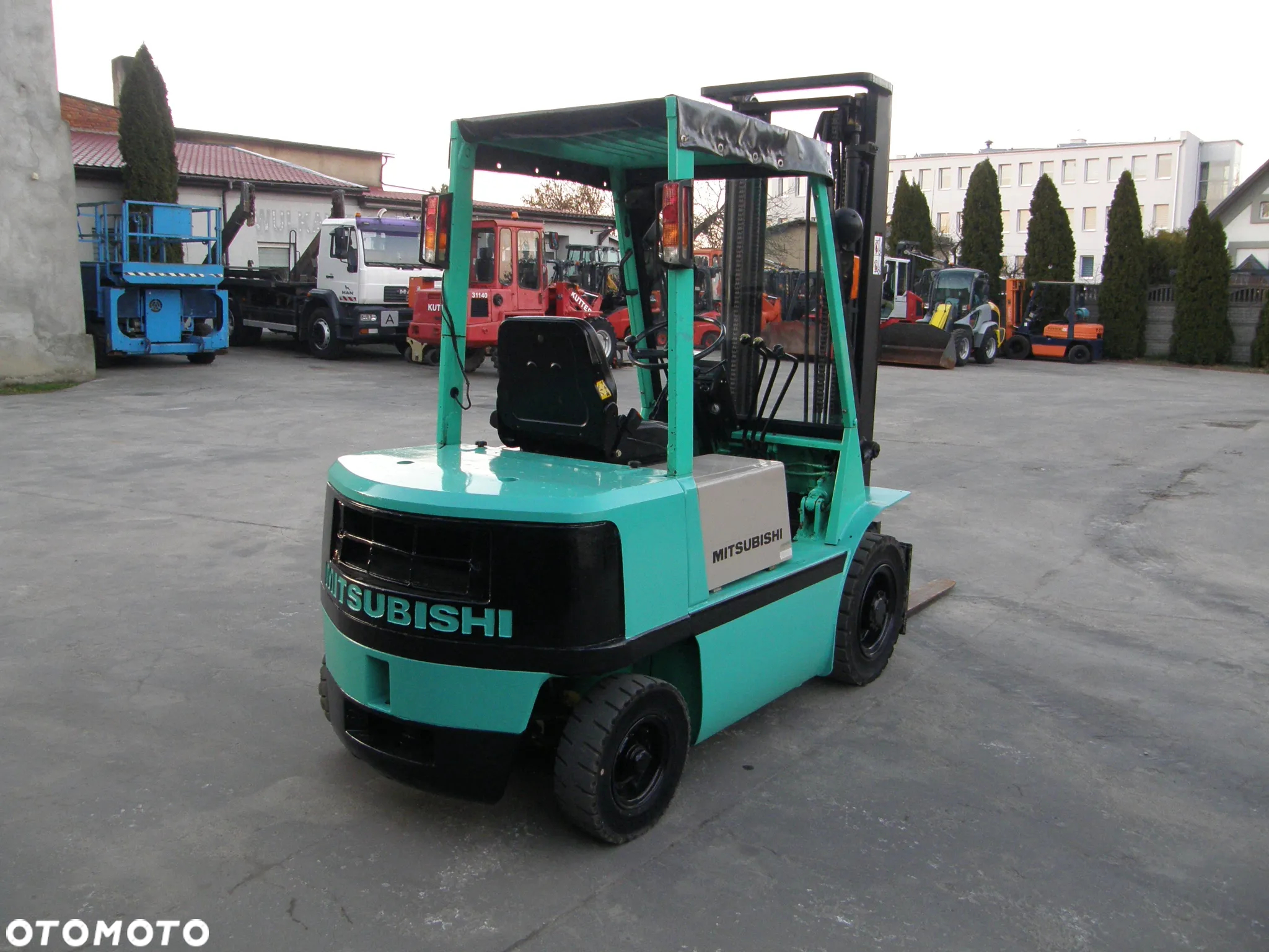 Mitsubishi FD25 przesuw wózek widłowy z Niemiec - 3