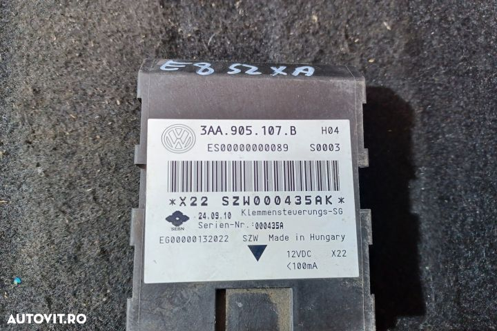 Buton Start Stop 3AA905107B 3AA905107B Volkswagen VW Passat B7 [2010 - 3