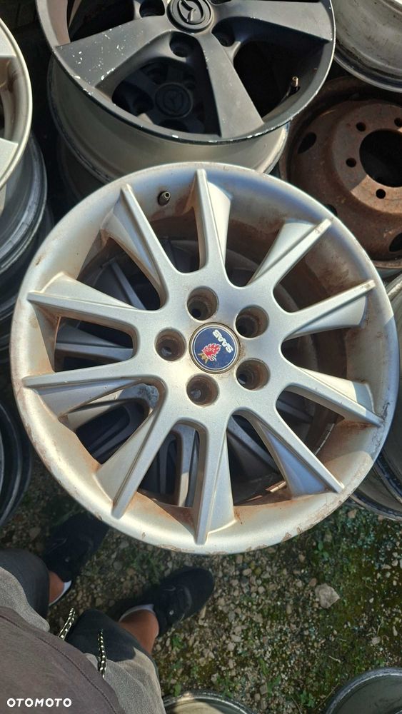 Saab felgi 17 cali komplet