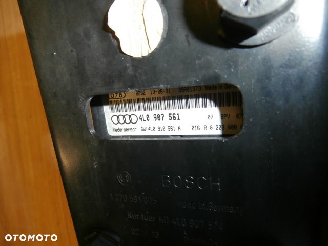 DISTRONIC ACC RADAR AUDI Q7 LIFT 4L0910561A 4L0907561 AKTYWNY TEMPOMAT MONTAŻ OCHRONA KOMPONENTU - 3