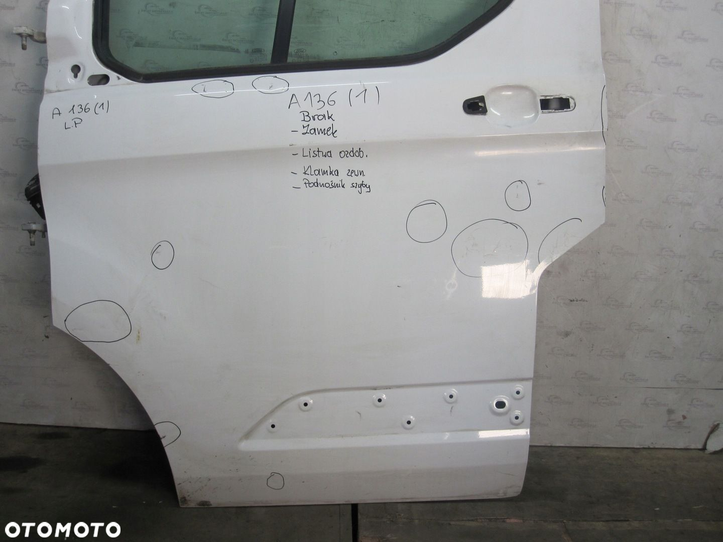 FORD TRANSIT CUSTOM 15r drzwi lewe przód - 2