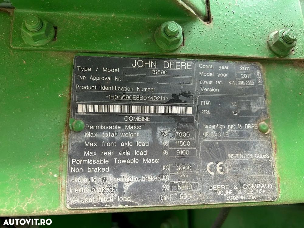 John Deere S690i - 14