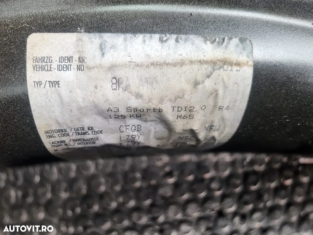 Dezmembram Audi A3 2011 Bara fata / Aripa fata stanga/ Capota fata - 7