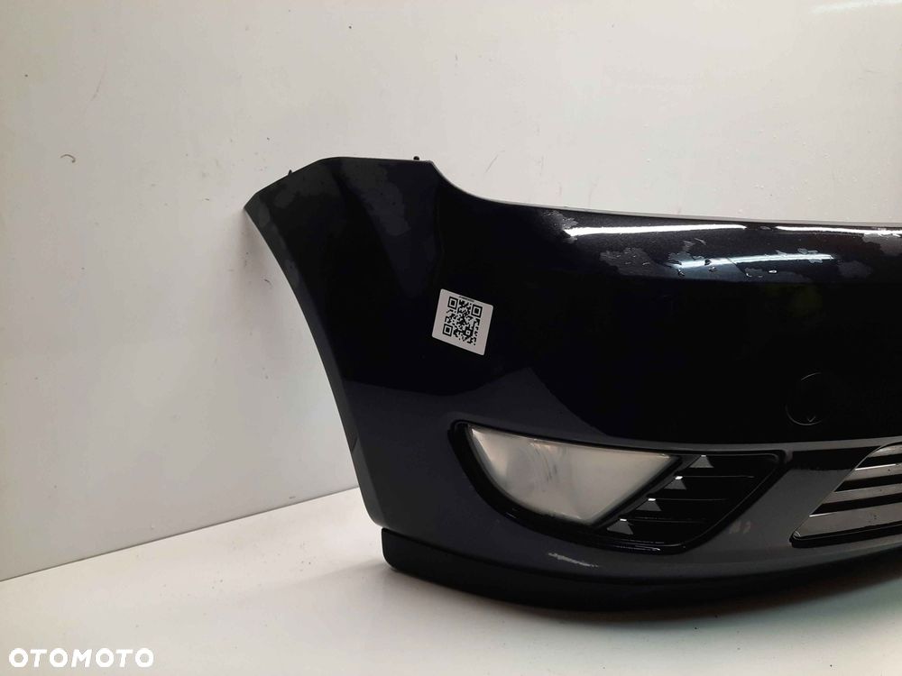 ^ ZDERZAK PRZÓD PRZEDNI FORD FIESTA MK.6 6 VI D2 CZARNY HALOGENY - 6