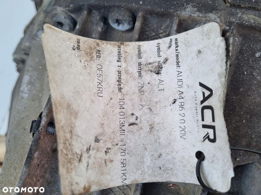 AUTOMATYCZNA SKRZYNIA BIEGÓW Audi A4 B6 B7 2.0 20V _ AUTOMAT multitronic - 9