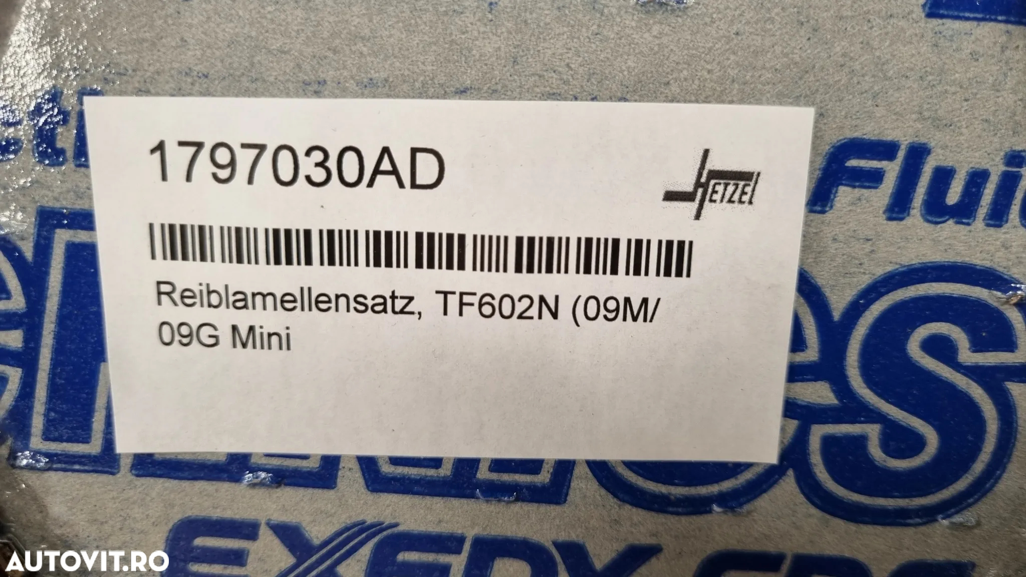 Set Discuri Frictiune Ambreiaje TF60SN 09G 09M / VW PASSAT B6 / GOLF 5 / TOURAN / SKODA / 1.6FSI / 1.8FSI /2005+ - 4
