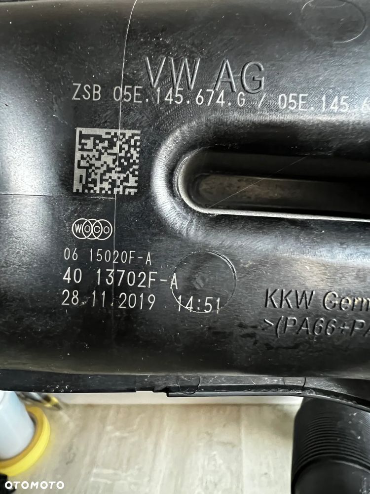 Q3 83A Silnik Wąż PRZEWÓD WODY KOMPLET WĘŻY DO SILNIKA KOD: DPC 5QA129684 05E129654B 05E133366 05E145674G 5QF122157AB 05E133723AE 5QF122101CJ 04E121064N 5Q0122291AK 5QF121049AG CENY W OPISIE - 5