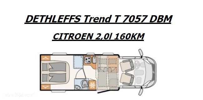 Dethleffs TREND T 7057 DBM/EB (CITROEN JUMPER) - 4