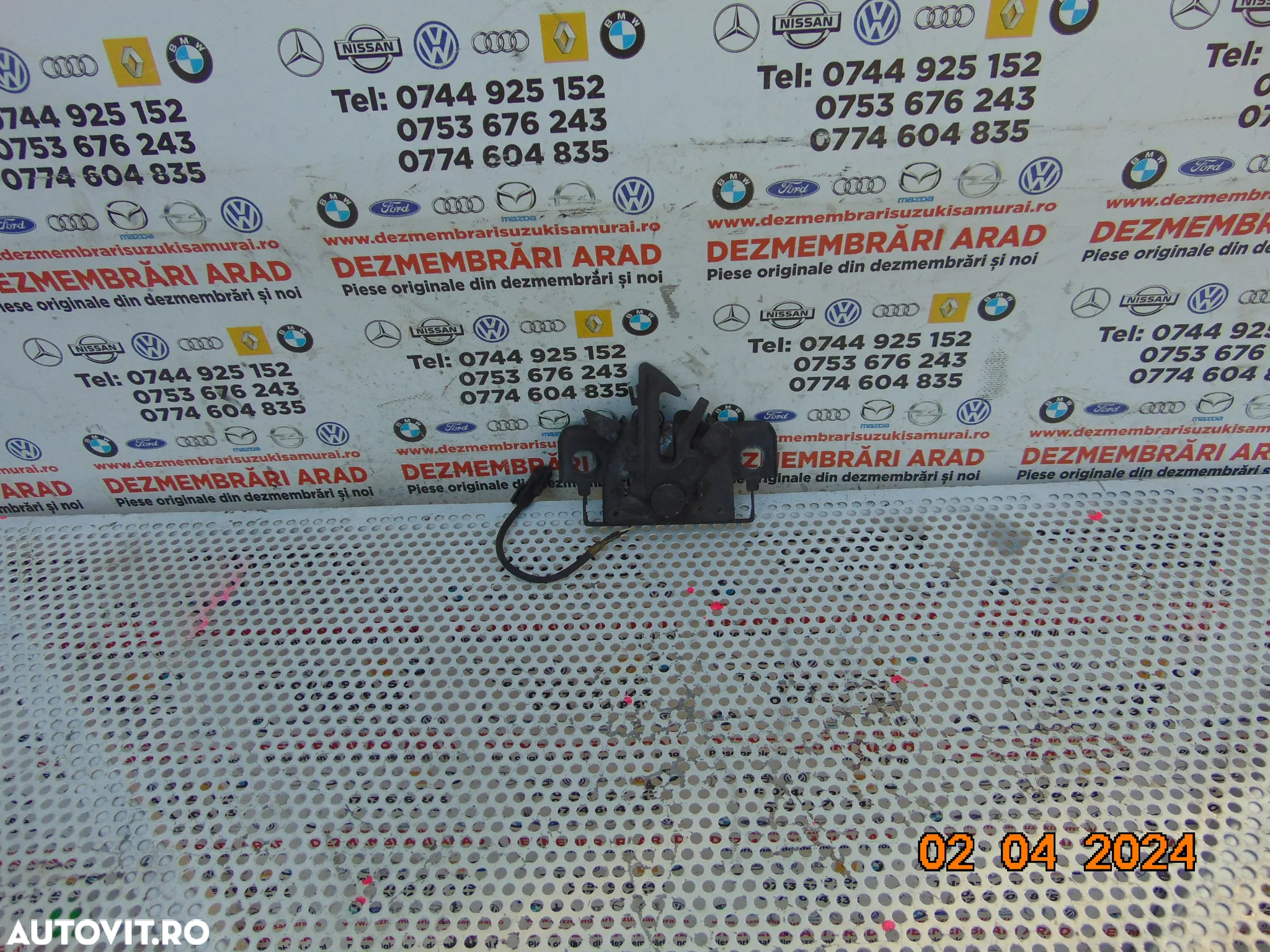 Broasca capota renault Trafic 2014-2022 Opel Vivaro incuietoare capota - 2