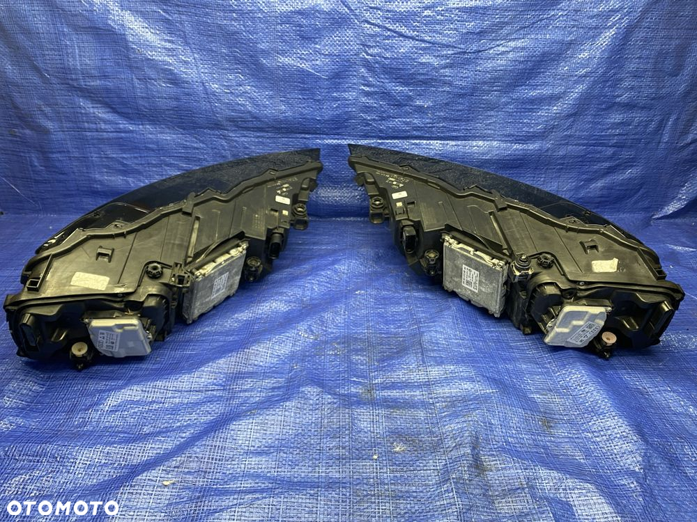 KOMPLET lamp FULL LED - LEWA PRAWA przód AUDI Q7 4M lampa przednia OEM - 8