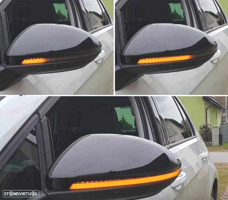 INDICADORES LATERAIS DINÂMICOS PARA VOLKSWAGEN VW GOLF 7 12-17 LEDS - 1