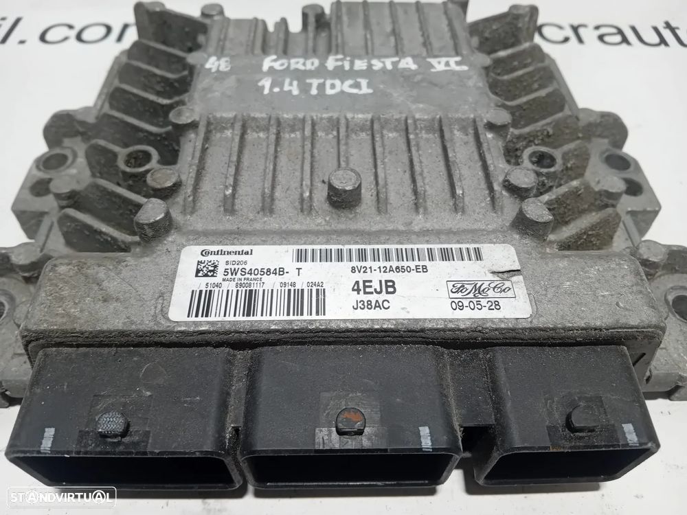 Centralina Continental Original Ford KVJA 8V21-12A650-EB 5WS40584B - 3