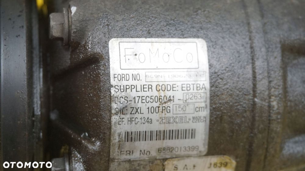 S-MAX 2.5 B TURBO 08r 220KM HUWA sprezakra klimatyzacji 6G9N-19D623-EC - 6