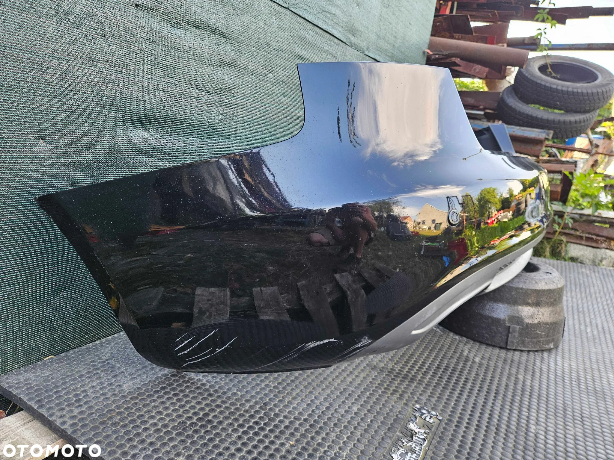 Zderzak Tyl Tylny S-Line Czarny LZ9Y Dyfuzor Czujniki PDC Audi A4 B8 Sedan 08r - 6