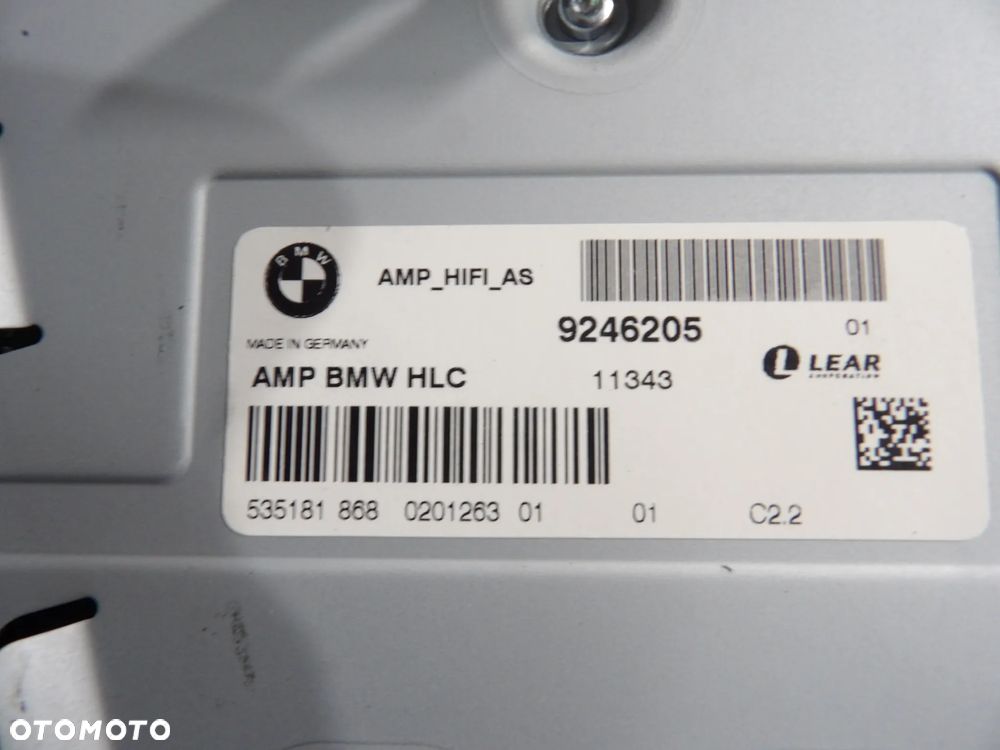 BMW - F01 - WZMACNIACZ AUDIO HLC - 9246205 - 2