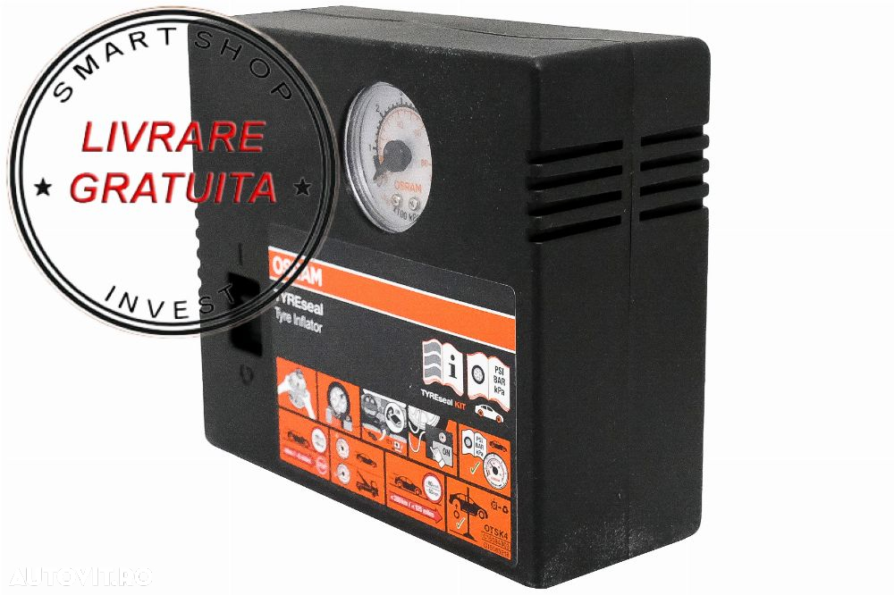 Set reparatie pneuri OSRAM TYREseal KIT OTSK4- livrare gratuita - 5