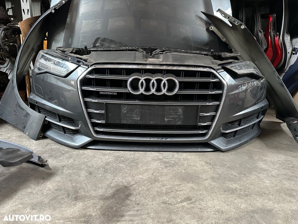 Fata completa AUDI A6 C7 facelift S-line cu faruri full led an 2017 - 4