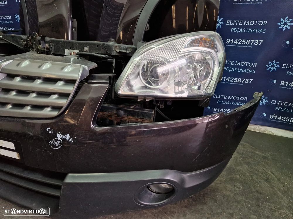 Frente completa usada NISSAN QASHQAI J10 1.6 capot parachoques guardalamas oticas radiadores - 6
