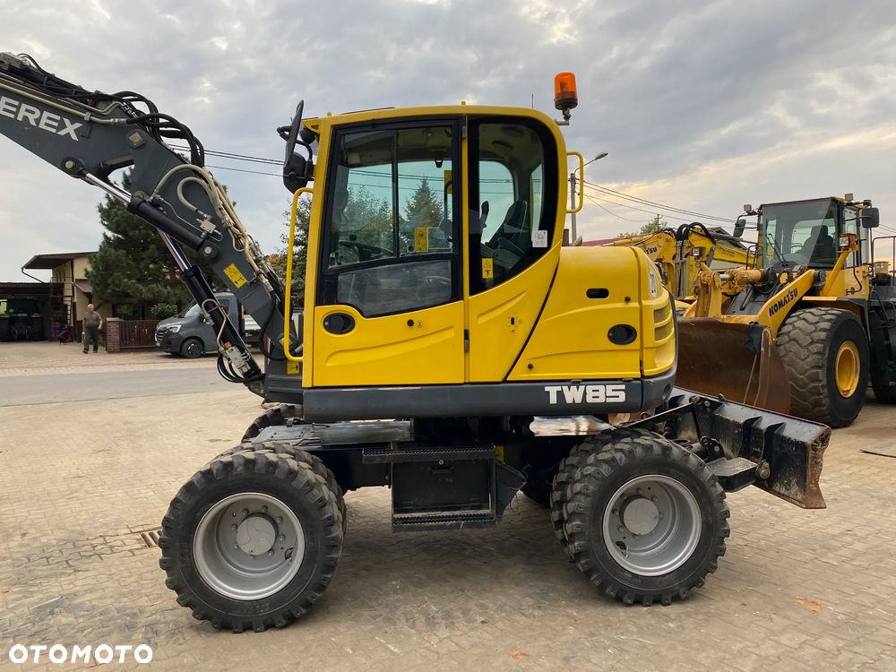 Terex TW85, GŁOWICA POWERTILT, 2 ŁYŻKI, RAMIĘ 3X ŁAMANE, KRÓTKI TYŁ, Z NIEMIEC, SUPER STAN, - 30
