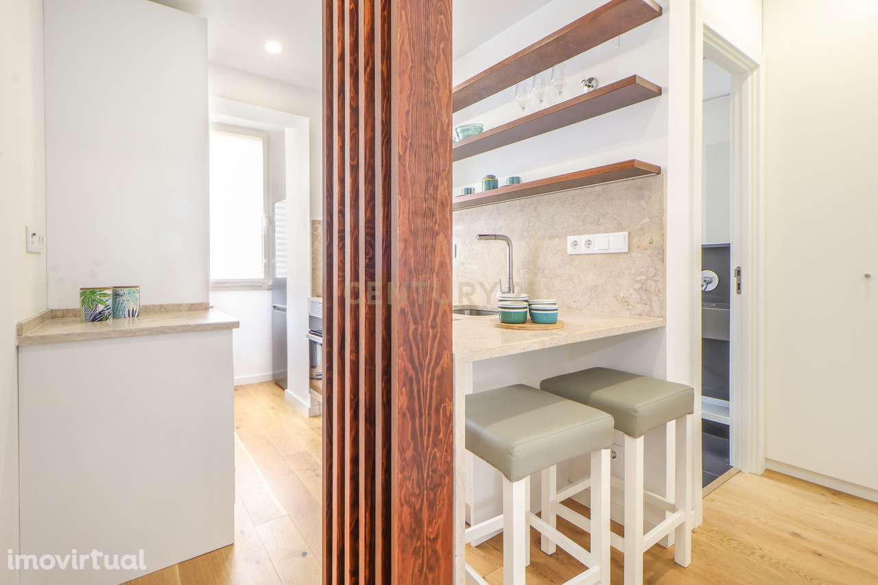 Apartamento T1 mobilado e equipado Bairro de Santos, Lisboa - Grande imagem: 2/18