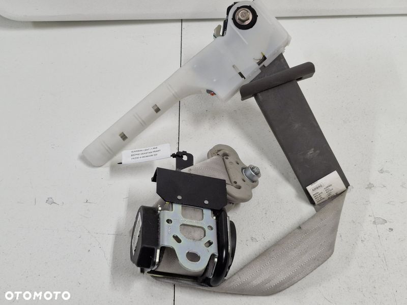 NISSAN LEAF I 1 PAS BEZPIECZEŃSTWA PRAWY PRZÓD 618538000B - 9