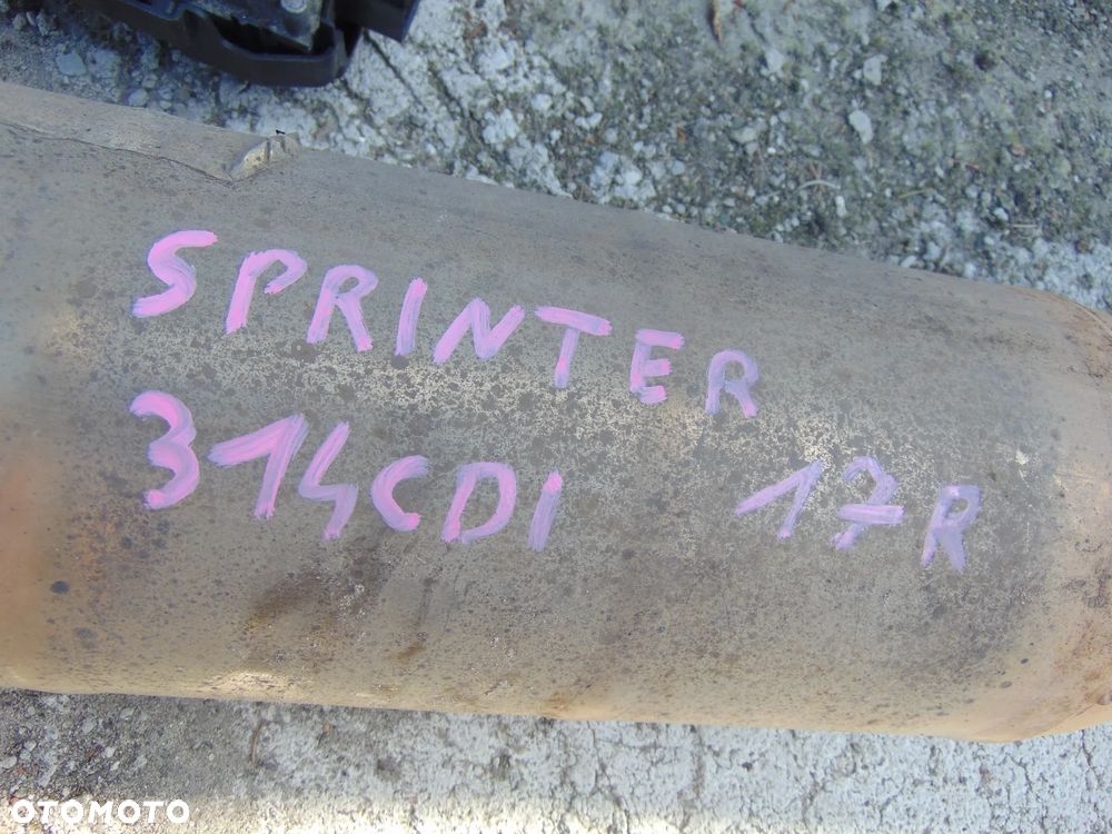 Katalizator + DPF(pusty)+ sterowniki i sondy komplet jak na foto sprinter 2017 rok 2,2 CDI - 1
