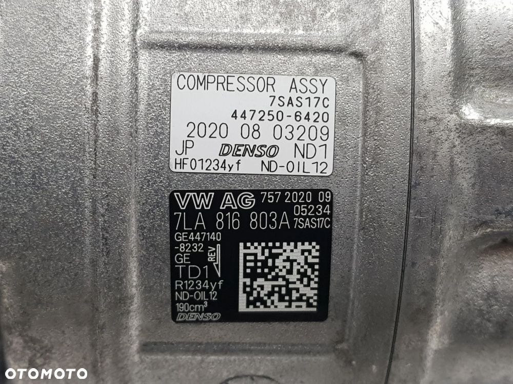NOWY ORYGINALNY Kompresor Sprężarka klimatyzacji Volkswagen T6 T7 - 7