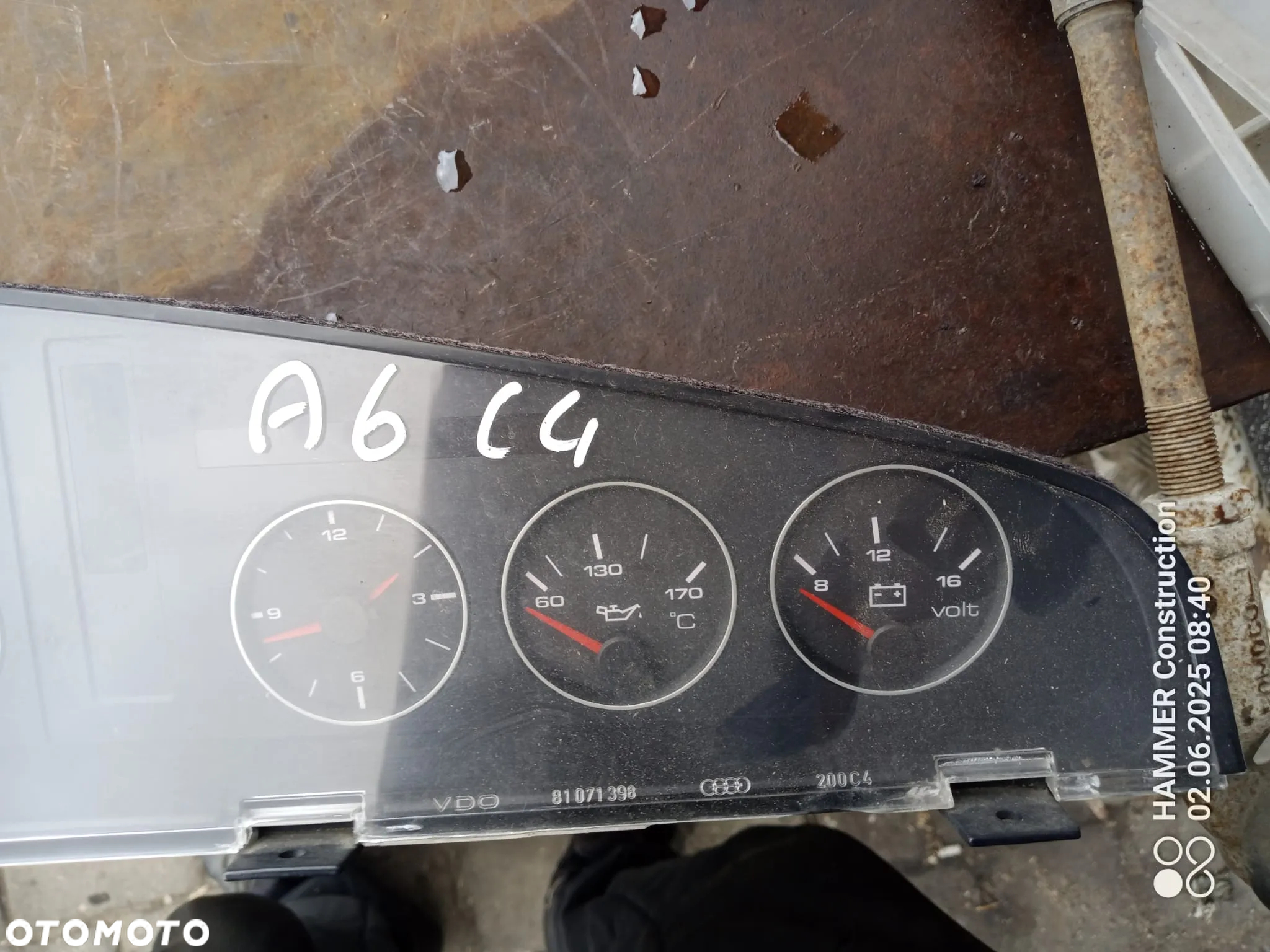 LICZNIK ZEGARY A6 C4 2.5 TDI  AUDI 1994-1997 - 3
