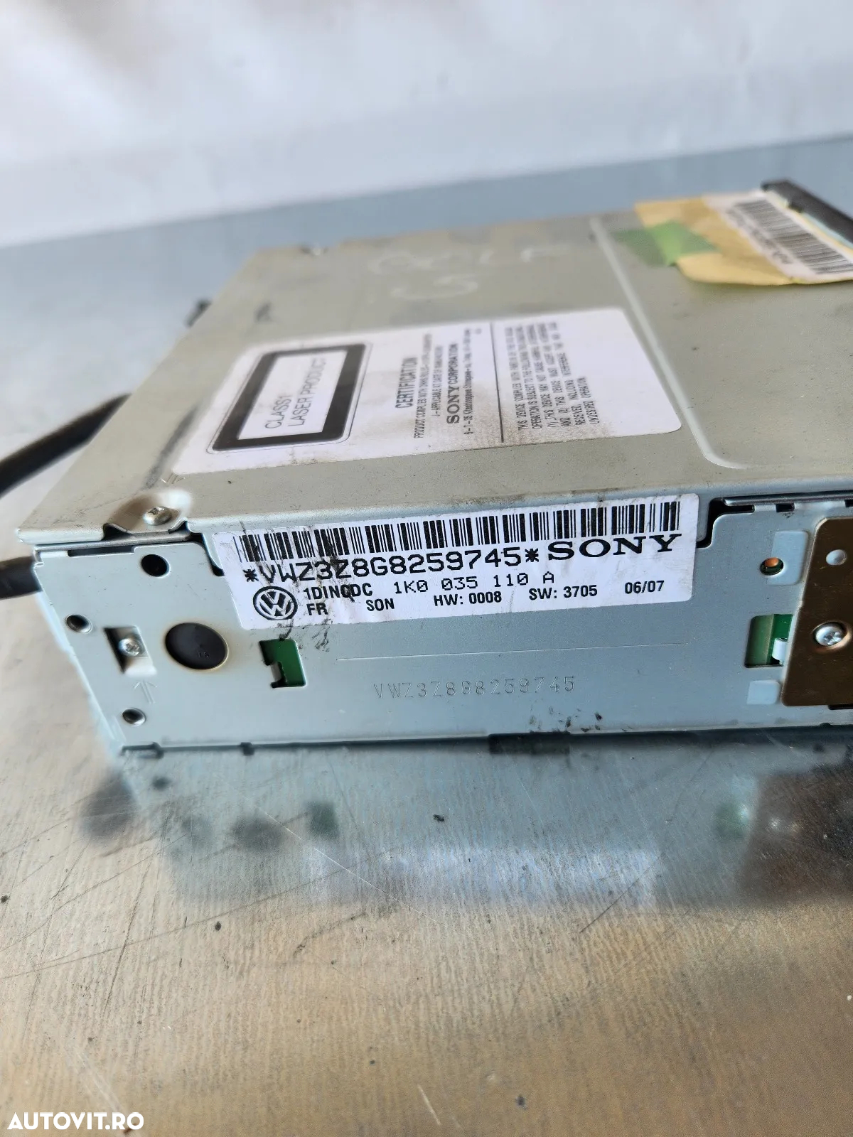 Magazie Cd Vw Golf 5 Tiguan Cod 1Ka - Dezmembrari Arad - 8