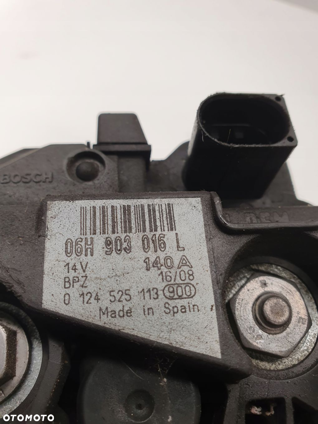 ALTERNATOR AUDI VW 1.8 2.0 TFSI 140A 06H903016L - 4