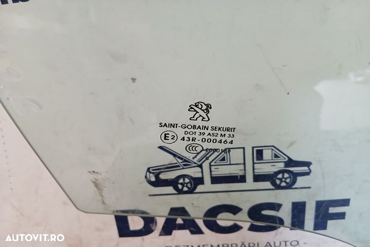 Geam usa fata dreapta 43R-000464 43R-000464 Peugeot 208 1 [2012 - 201 - 2