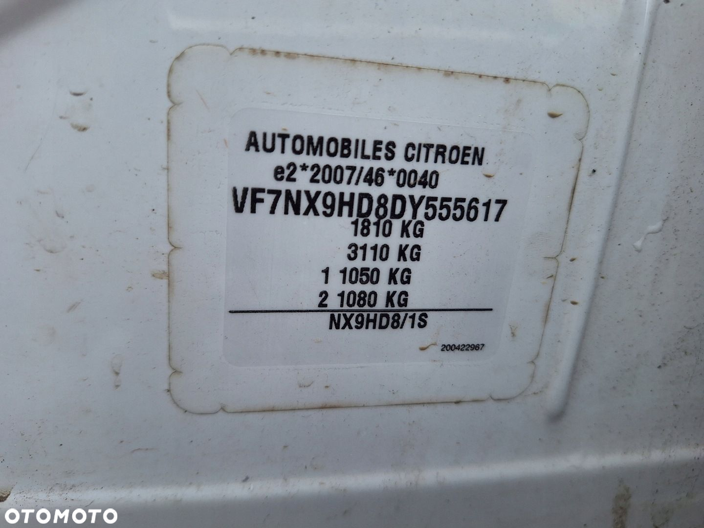 CITROEN DS4 I 11- BŁOTNIK PRAWY PRZÓD PRZEDNI EWP - 11