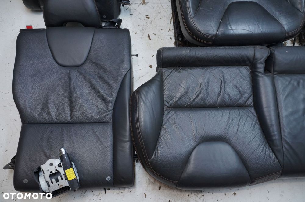 komplet fotele kanapa przód tył skóra przednie tylne wnętrze volvo xc60 i - 4