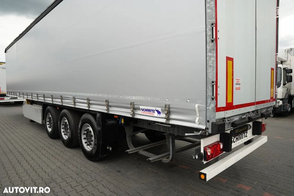 Schmitz Cargobull / SEMIREMORCĂ CU PRELATĂ (CURTAINSIDER) / STANDARD / CUTIE PENTRU PALETI / AXĂ RIDICABILĂ / - 11