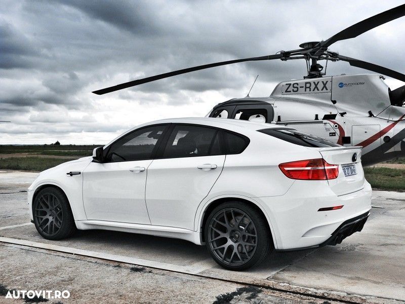 Eleron portbagaj  pentru BMW x6 E71 Model Performance look -KIT montare Gratis!  CALITATE PREMIUM ⭐️⭐️⭐️⭐️⭐️ - 3