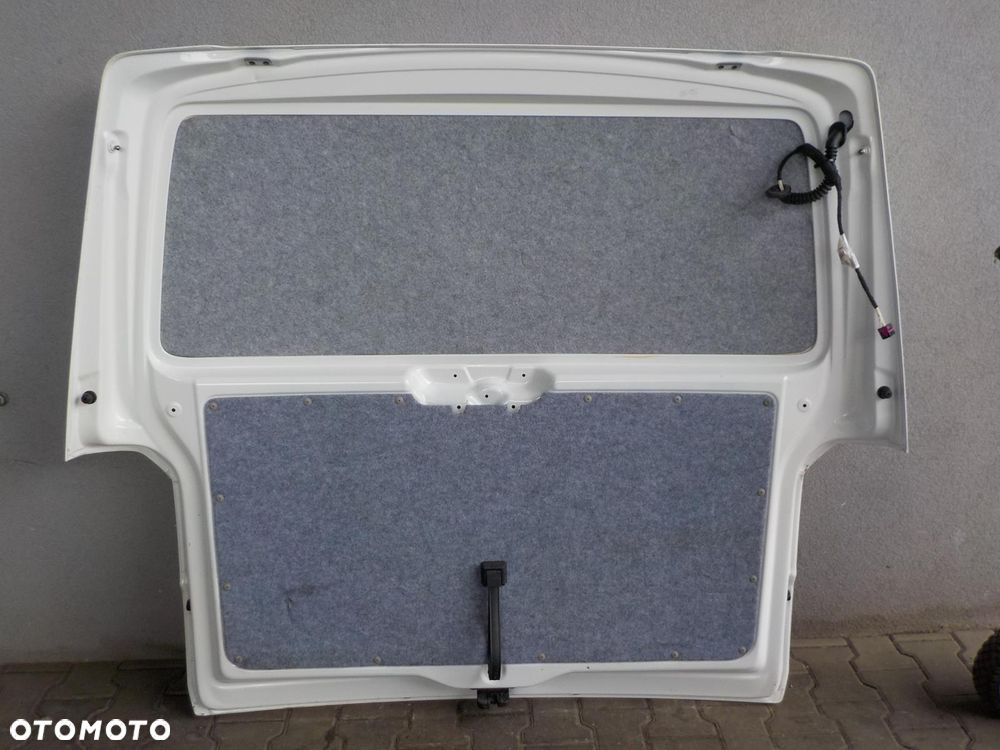 VW T6 T6.1 KOMPLETNY TYŁ KLAPA ZDERZAK PDC LAMPY ŚLIZGI BIAŁY LB9A - 8