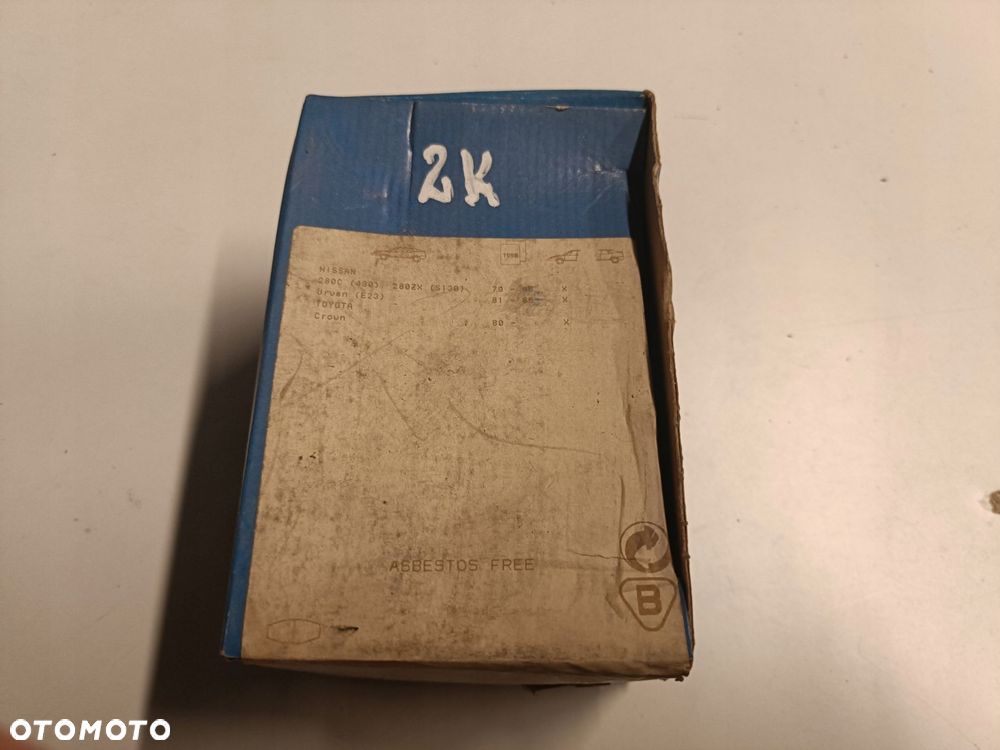 Nissan 280ZX 280 ZX PRZEDNIE KLOCKI HAMULCOWE przód 434981 - 1