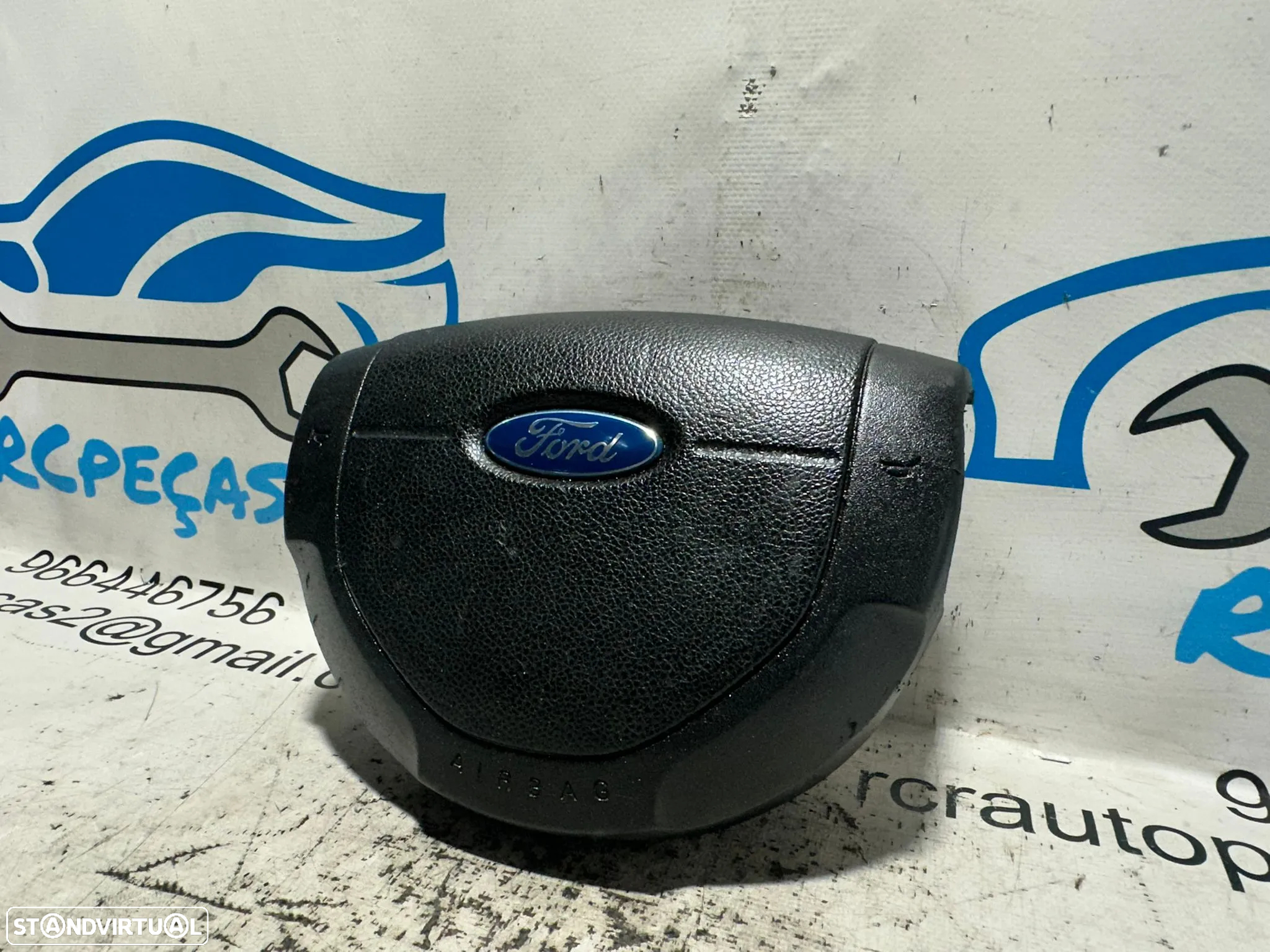 .Airbag Volante Guiador Original Ford Fiesta MK5 5 6S6AA042B85ACZHGT 2002 - 2008 - 5