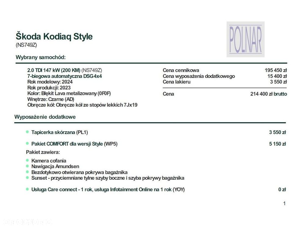 Skoda Kodiaq 2.0 TDI 4x4 Style DSG - 15