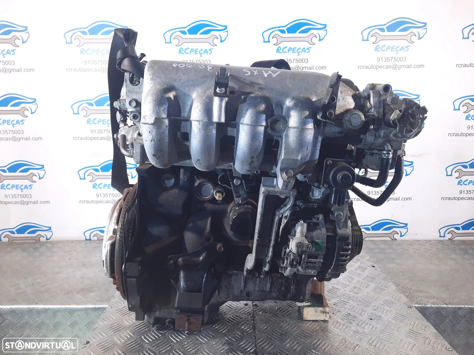.MOTOR COMPLETO 1.8i 16V 140CV BP4W BP5A DOHC MAZDA MX5 MX-5 II 2 MK2.5 MIATA NB MOTOR ARRANQUE ALTERNADOR BIMASSA COMPRESSOR AR CONDICIONADO BOMBA DIRECAO DIREÇÃO TURBO INJETOR INJETORES - 2