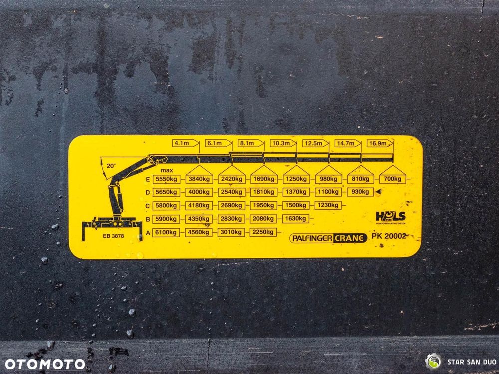 Scania P320 6x2 PALFINGER PK 20002 HDS Żuraw Wywrotka - 23