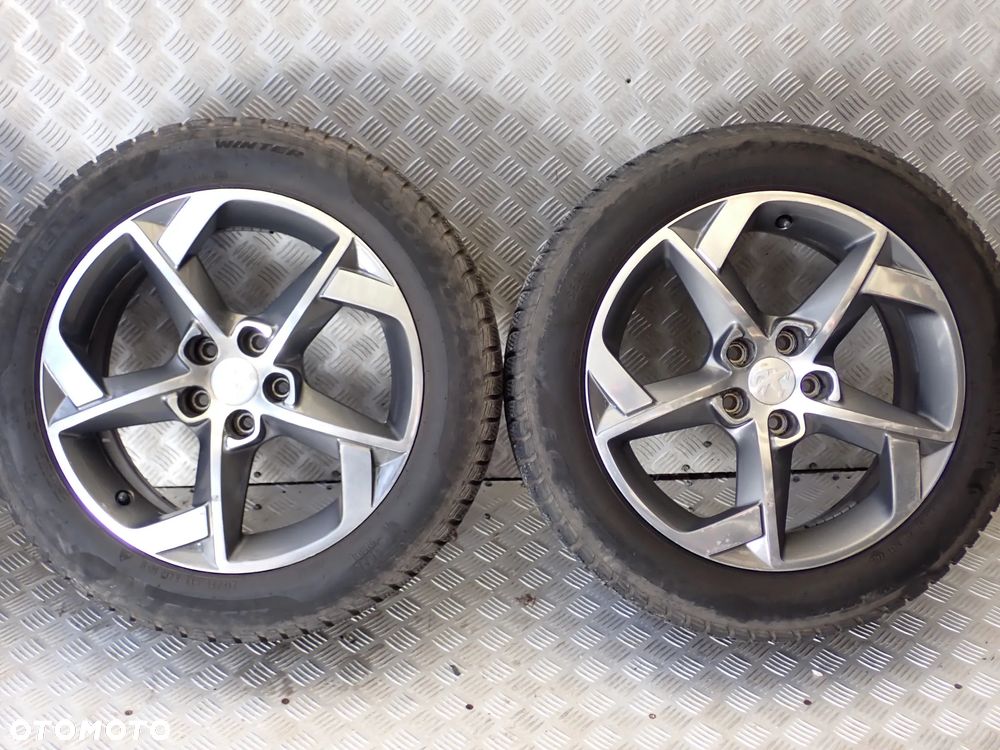 KOŁA FELGI ALUMINIOWE PEUGEOT 7,5JX17  ET 40  5X108  9671401580  Z OPONAMI ZIMA PIRELLI  215/55/17 - 2