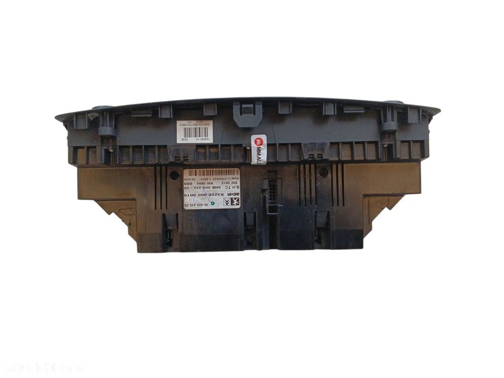 PANEL KLIMATYZACJI CITROEN C5 III (2008-2010) 2.0 16V 140KM 5HB009332 - 3