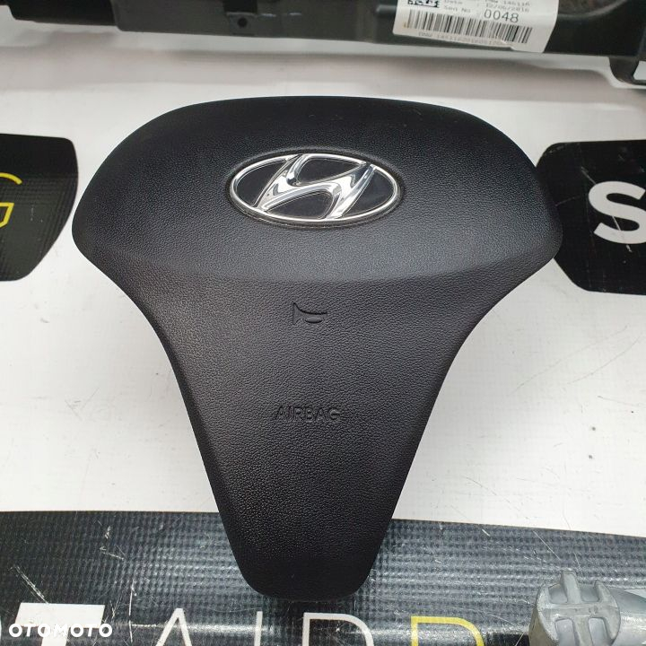 HYUNDAI ix20 DESKA ROZDZIELCZA KONSOLA KOKPIT PULPIT PODUSZKI AIRBAG AIR BAG PASY KIT SET - 6