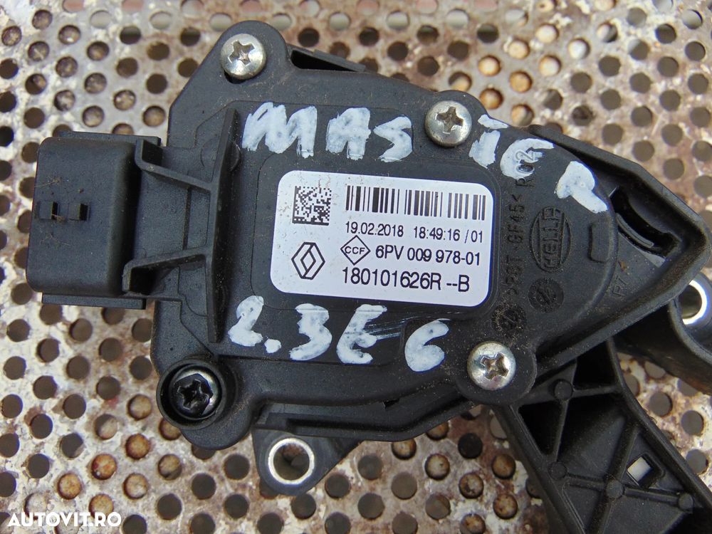 Pedala acceleratie renault master 2011-2025 Opel Movano Nissan nv400 cod 180101626r - 10