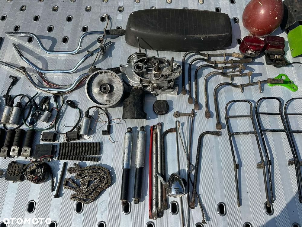 Części Romet Ogar 200 205 Motorynka Błotnik Bagażnik Schowek Tłumnik - 14